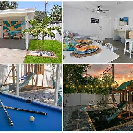 5 Min Beaches~Mini Golf~Pool Table~Pets~King Bed + Largo Exterior foto